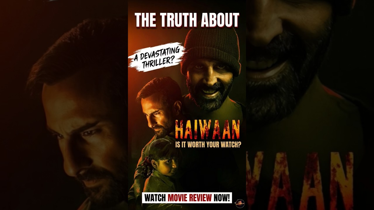 Haiwaan Movie Review 🔥 Akshay Kumar & Saif Ali Khan Ki Katai Gajab Jodi! #shorts