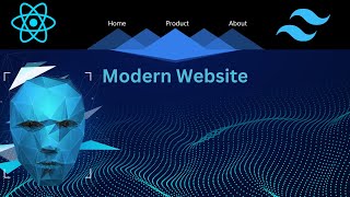 Create a React.js website with modern UI/UX and a Parallax effect using Tailwind