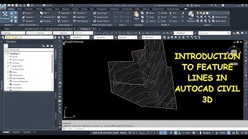 Introduction to Feature Lines in AutoCAD Civil 3D