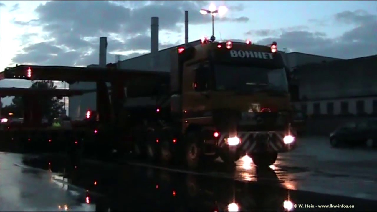 2008 Bohnet Krefeld Pressenteile 3 Transporte 50-200 t