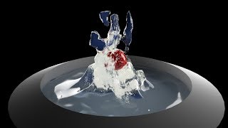 3D WATER SPLASH - Test 011