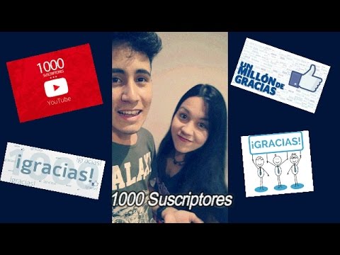 Muchisimas gracias!! 1000 Suscriptores
