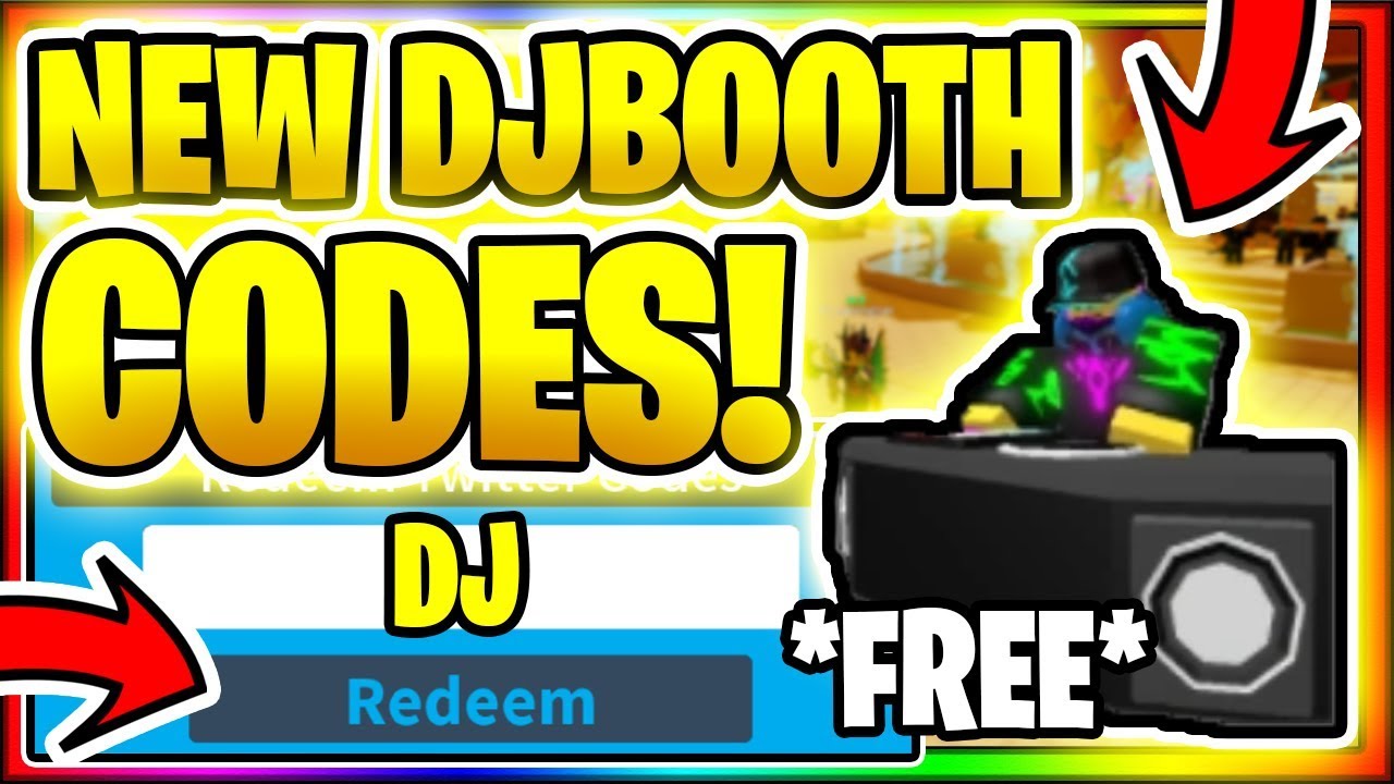 roblox dj codes booth update op working secret