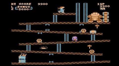 ATARI XL / XE =+ DONKEY  KONG - ENCORE VESION 2018