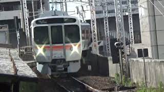 大曽根駅３１５系電車４両編成通過シーン　２０２３年８月１日撮影