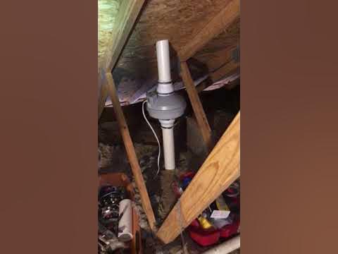 Best Way To Install A Radon Fan In A Hot Attic! - Youtube