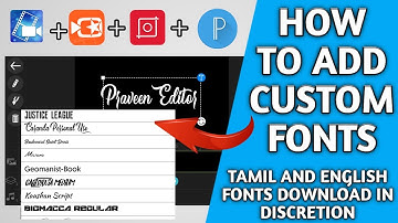 How to font add in PowerDirector| How to Add fonts in Viva Video |How to Add Ultimate Fonts | Tamil