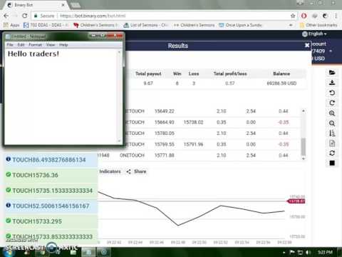 Free Binary.com Bot Touch 2017 Download Link in the description