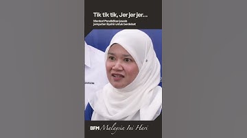 Menteri Pendidikan: Tik tik tik, Jer jer jer...  #politikmalaysia