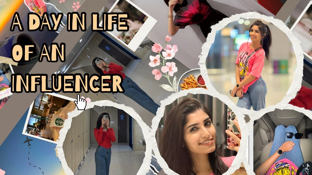 A DAY IN LIFE OF AN INFLUENCER | Airport | Surat | Brand Shoot | SwankyGirlNikki | VinniVoxx