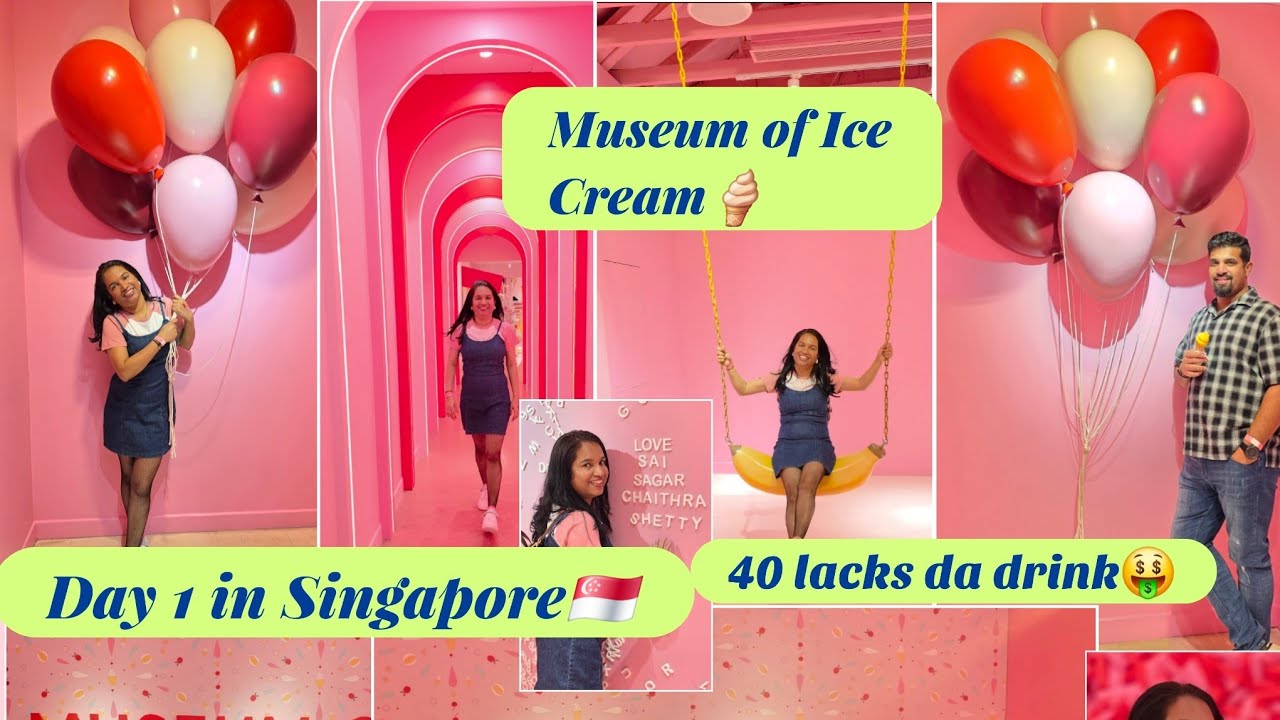 40 лакхов алкоголя🍻Музей мороженого в Сингапуре🍦День 1 в Сингапуре🤩 