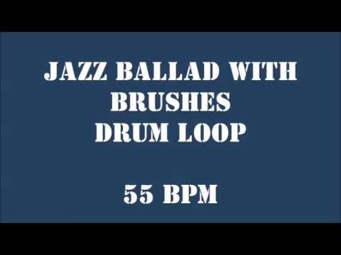 [Drum Loop for Practice] Jazz Ballad with Brushes 55 bpm - YouTube