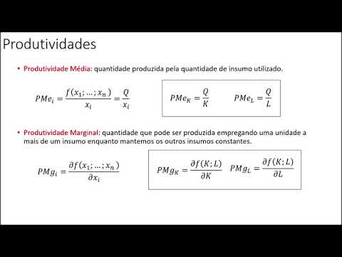 Vídeo: Quais são os pressupostos da teoria da distribuição da produtividade marginal?