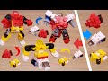 Micro LEGO brick fighter jet combiner transformer mech -  Gotcha 3