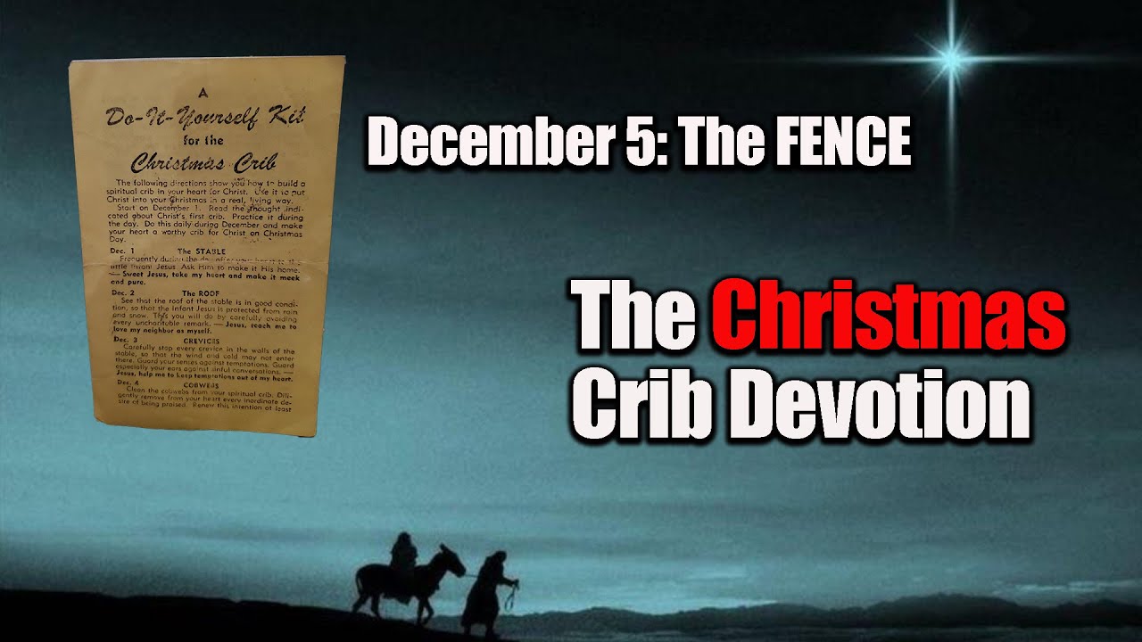 The Christmas Crib, December 5: The FENCE