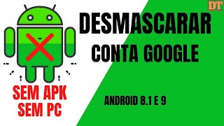 MANEIRA FÁCIL- APRENDA A REMOÇÃO CONTA GOOGLE M8418
