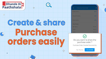 How to Create Purchase Orders on BizAnalyst? | Tally on Mobile | Biz Analyst | Khatabook