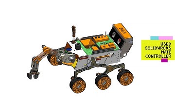 Motion Analysis of 6 DOF robotic arm using SOLIDWORKS Mate Controller