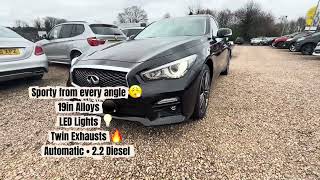 2016 Infiniti Q50 Sport Auto | Heated Leather, Reverse Camera, 19in Alloys | £7,995