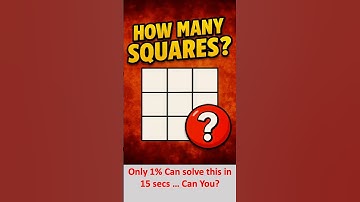 How Many Squares? Most People Get It Wrong! #maths #braintestsolution #brainteasers #quiz   #puzzle