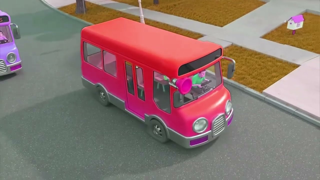 Lady Driver Bus/Nursery Song/The Tire On The Bus Go Hitch  Hitch/Gamavision Csupo Effects
