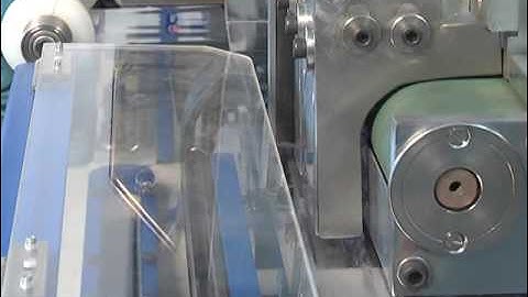 Automatic mechanical Hot Foil Transfer Machine for Pen Barrels and Cosmetic Containers.