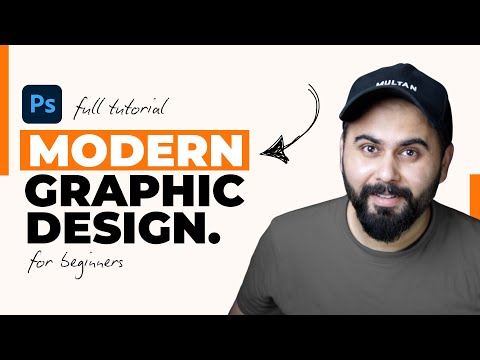 Photoshop Modern Graphic Designing Tutorial | Learn Graphic Designing in 2025