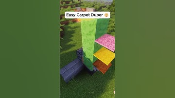 Easy Carpet Duper Farm in Minecraft 1.21+ #minecraft #minecrafttutorial #viral #viralvideo