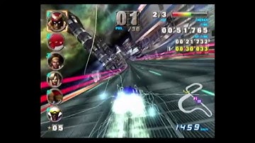 F Zero GX - Mute City race (60 fps)