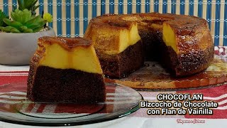 CHOCOFLAN SIN HORNO Bizcocho de CHocolate con Flan de Vainilla Muy Fácil PASTEL IMPOSIBLE by Temperos e Sabores 22,968 views 2 months ago 17 minutes