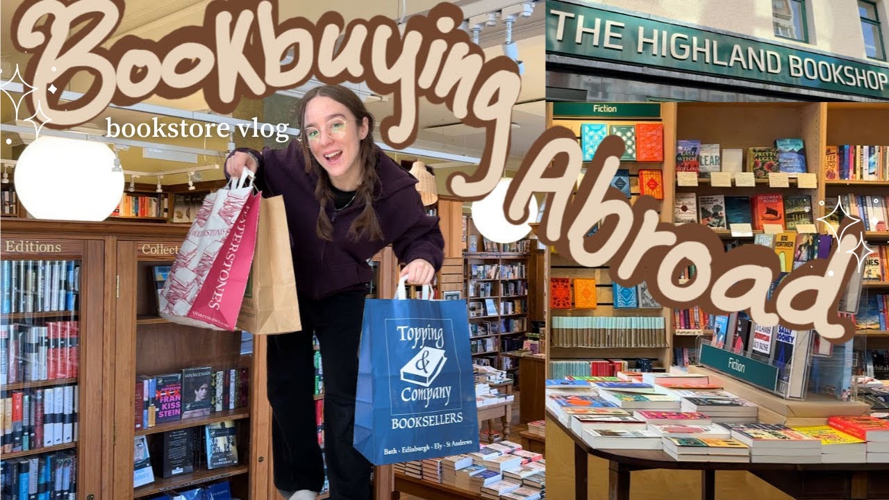 come book shopping with me in Scotland! big book haul & Edinburgh book shops ✨