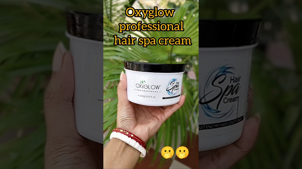 oxyglow professional hair spa cream review |oxyglow hair cream🤭🤭