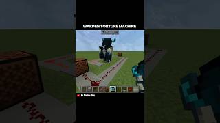How to Build a WARDEN TORTURE MACHINE in Minecraft! 😱