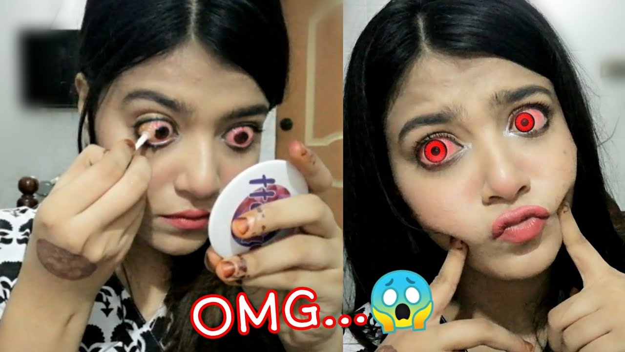 I TIRED CRAZY LENSES FROM TTDEYE weird contacts lenses اردو / हिंदी