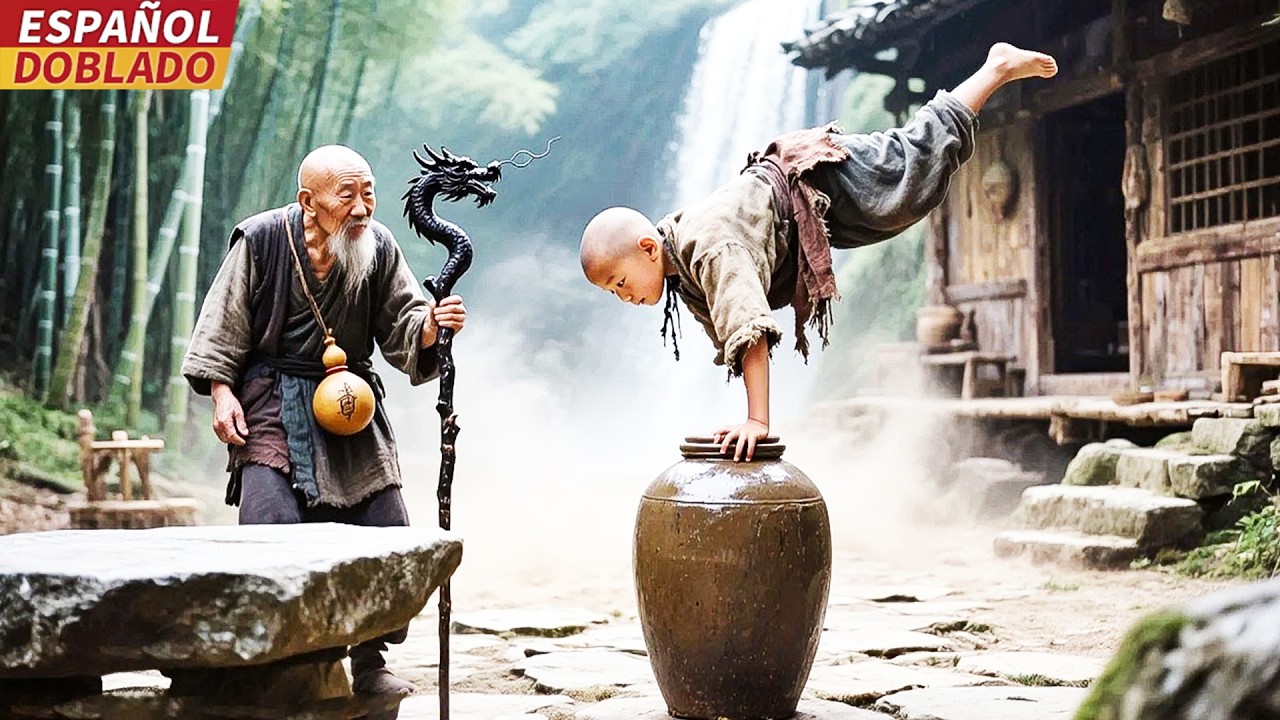 [Doblado Esp] Niño ayuda a un Anciano ocio a atrapar un Insecto y obtiene la tutela del Gran Maestro