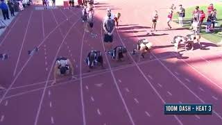 Deestroying Won the 100 meter - The Challengers Games Logan Paul Charity and Celebrity Event