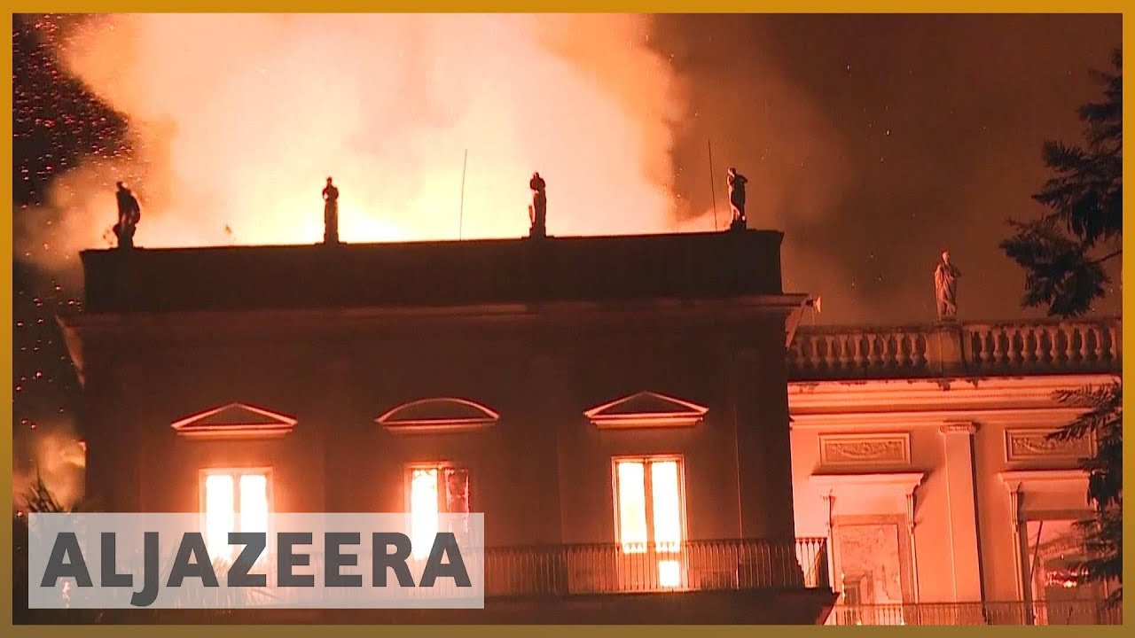 🇧🇷 🔥 البرازيل: "200 عام من العمل" تضيع في حريق المتحف الوطني | الجزيرة الإنجليزية