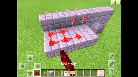 How to make a passcode locked door MCPE 0.14.2