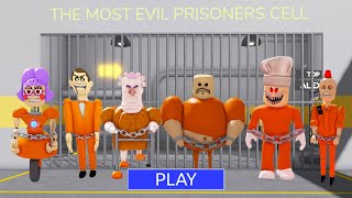 All Morphs Unlocked PRISONER'S BARRY PRISON RUN - Papa Pizza Grumpy Gran Siren Cop Ani-Tron Mr Funny