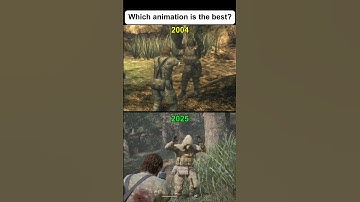 these 2 animation are 21 years apart #mgs3 #mgsdelta