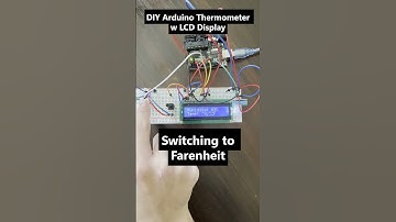 DIY Digital Thermometer & Humidity Measurer with LCD Display made with arduino!#arduino #engineering