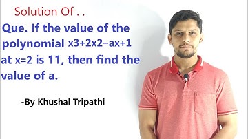 If the value of the polynomial x3+2x2−ax+1 at x=2 is 11, then find the value of a.