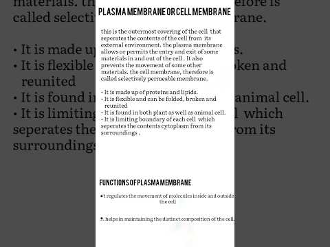 plasma membrane or