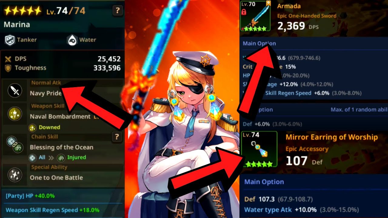 HOW TO BUILD MARINA WEAPON, ACCESSORIES, CARDS? EXPLAINED! GUARDIAN