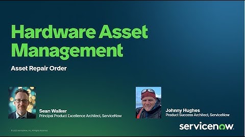 Using the Asset Repair Order Flow