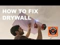 How to Fix Drywall in a Bathroom or Any Other Room (Step-by-Step)  -- by Home Repair Tutor