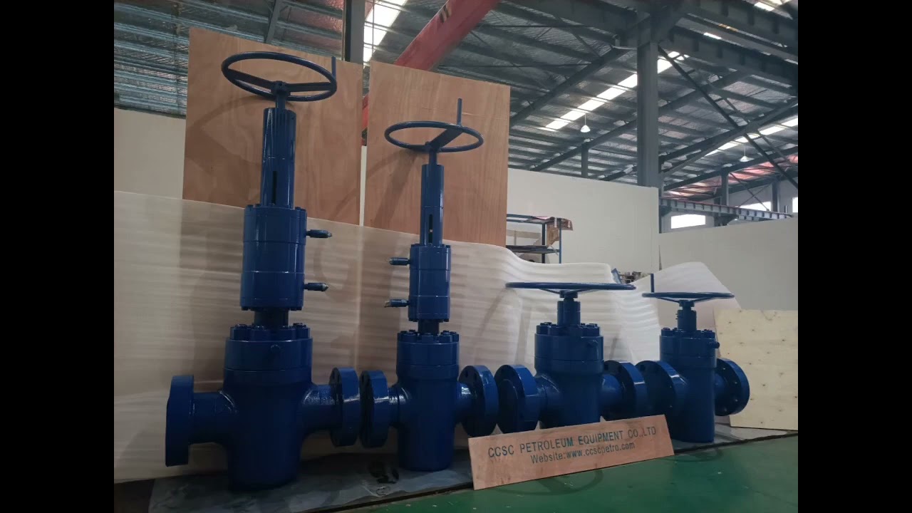 api6a gate valves for drilling production