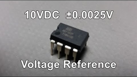 10VDC REF102 voltage reference chip using RS232 as a voltage pump in a basic circuit / without SPSU