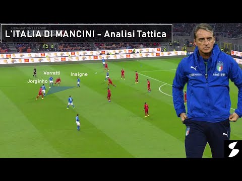 Italia: il gioco di Mancini - Analisi tattica
