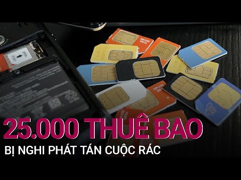 25.000 thuê bao bị nghi phát tán cuộc rác | VTC Now